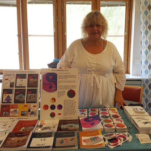 Ylva in a Swedish exhibition